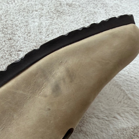 Birkenstock Men's Beige Slip-On Loafers - Picture 9 of 11